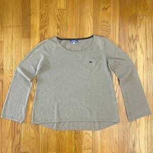 Burberry Blue Label Wool Linen Cashmere Sweater M (Sz 38) Japan Exclusive